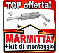 Scarico per AUDI SEAT SKODA VW 1.6 FSI 1.8 2.0 1996-2007 Marmitta