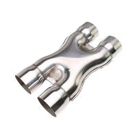 Scarico Per Auto Adattatore Universale Per Terminale Di Scarico A 4 Vie Tubo A X In Acciaio Inossidabile 63Mm 78Mm Entrata Uscita Scarico Suggerimenti Per Marmitta(78mm)