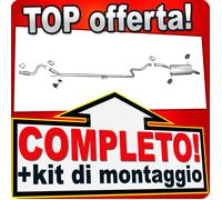 Scarico per CITROEN BERLINGO (B9) PEUGEOT PARTNER II 1.6 HDI 110CV 08-10 +Tubo