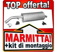Scarico per CITROEN C2 C3 & PLURIEL PEUGEOT 1007 1.1 1.4 02-10 Marmitta