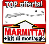 Scarico per CITROEN XSARA PICASSO 2.0 HDI TD 90CV 1999-2002 Marmitta