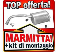 Scarico per FIAT 500 500C PANDA II FORD KA 1.1 1.2 2003-2012 Marmitta