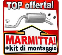 Scarico per FIAT IDEA & LANCIA MUSA 1.4 57/66/70KW dal 2003 Marmitta