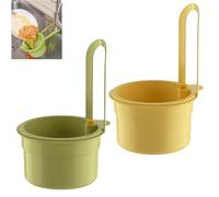 Scarico per lavello da cucina sospeso, raccoglitore per rifiuti alimentari da rubinetto, cestello per lavello da cucina, cestino per la spazzatura a pressione
