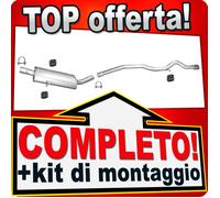 Scarico per MERCEDES W169) A160 A180 CDI