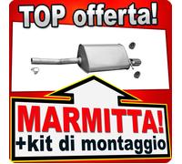 Scarico per MERCEDES CLK 200 C209 A209 1.8 163/170/184CV Marmitta