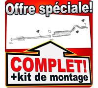 Scarico per MITSUBISHI L200 2.5 TD 4X4 100 CH pick-up 96-07 silenziatore