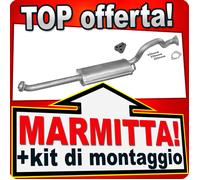 Scarico per MITSUBISHI PAJERO II 2.5TD 3.0 LWB 4X4 1990-1996 Marmitta