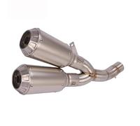 Scarico Per Moto Escape Modified Mid Pipe Doppio Silenziatore DB Killer Rimovibile Per Ducati Scrambler Urban Enduro 2015 2016 2017 2018 2019 2020