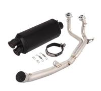 Scarico per moto Marmitta Di Scarico Per Moto, Raccordo Centrale, Per Honda CRF1100L CRF 1100L CRF1100 L 1100 2020 2021 2022 2023 2024 2025(Black)