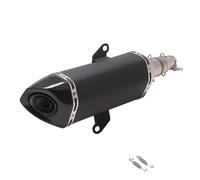 Scarico per moto Per Honda ADV350 X-ADV 350 Tubo Di Scarico Con Raccordo Centrale, Silenziatore Rimovibile(Black)