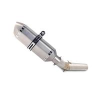 Scarico per moto Silenziatore Slip On Per Moto In Acciaio Inox Per Suzuki GSXR600, GSXR700, GSXR750 K6, GSX R700, R750, R600, GSXR 600 E 750 2006-2007(Silver)