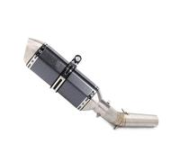 Scarico per moto Silenziatore Slip On Per Moto In Acciaio Inox Per Suzuki GSXR600, GSXR700, GSXR750 K6, GSX R700, R750, R600, GSXR 600 E 750 2006-2007(Gray Silver)