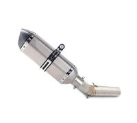 Scarico per moto Silenziatore Slip On Per Moto In Acciaio Inox Per Suzuki GSXR600, GSXR700, GSXR750 K6, GSX R700, R750, R600, GSXR 600 E 750 2006-2007(Silver Gray)