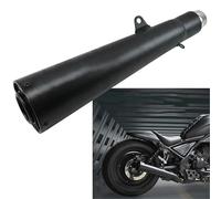 Scarico per moto Silenziatori Per Scarico Moto Da 51 Mm, Drag Pipes, Per YAMAHA R6 Per HONDA X-ADV750(Black)