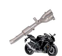 Scarico per moto Tubo Di Collegamento Centrale Per Moto, 51 Mm, In Acciaio Inox, Per Yamaha YZF R1 R1M 2015-2025 2024 2023 2022 2021 2020 2019 2018