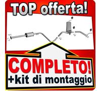 Scarico per OPEL ASTRA J 1.4 87/101 CV 2 volumi / GTC