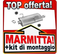 Scarico per PEUGEOT 206 1.6 2.0 HDI & 206+ 1.4 HDI 1999-2010 Marmitta