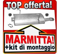 Scarico per PEUGEOT 206 & CC 1.6 2.0 HDI & 206+ 1.4 HDI 99-10 Marmitta