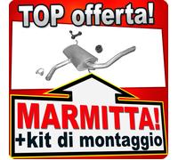 Scarico per SEAT ALTEA XL & TOLEDO III 1.6 1.9 TDI TD dal 2004 Marmitta