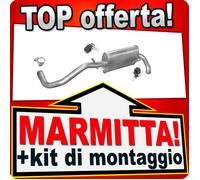 Scarico per SEAT AROSA VOLKSWAGEN LUPO 1.4TDI 1.7SDI 1997-2005 Marmitta