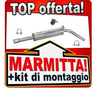 Scarico per SKODA FABIA VW POLO SEAT IBIZA CORDOBA 1.2 01-07 Marmitta