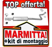Scarico per TOYOTA YARIS VERSO 1.3 86CV 08.1999-11.2002 Marmitta