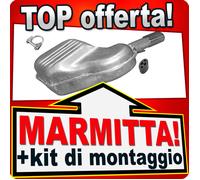Scarico per VOLVO S60 2.0 2.3 2.4 TURBO 2.4 TD 2.4 2001-2010 Marmitta