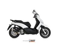 C.PG.0019.K SCARICO COMPLETO 1X1 MIVV URBAN INOX PER PIAGGIO BEVERLY 125 2014-20