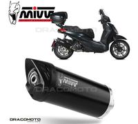 Scarico PIAGGIO BEVERLY 300 2021 2022 MIVV Mover Nero