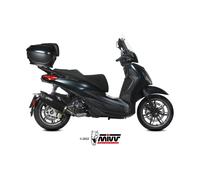 Scarico PIAGGIO BEVERLY 300 HPE Mivv Mover Inox Nero MV.PG.0006.LV