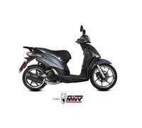 MV.PG.0009.LV - Scarico Completo MIVV MOVER Nero PIAGGIO LIBERTY 125 (19-23)