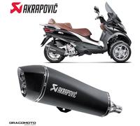 Scarico PIAGGIO MP3 500 LT I.E. ABS Sport 2014-2016 AKRAPOVIC Nero S-PI4SO3-H...