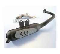 Scarico POLINI Acciaio Nero Originale Omologato Vespa 200.0309 per