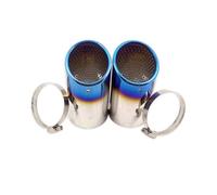 Scarico Posteriore Per VW Per Passat B6 3C Per EOS CC 2005-2012 Terminale Scarico Marmitta Punta Cromata Finitura Finale 2 Pezzi Silenziatore Tubo Scarico Acciaio Inox Coda Marmitta Auto(2 pieces)