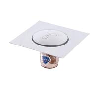 Scarico professionale del bagno a pedale Non odore Non Sigilla Copertura in Metallo Per Vasca Doccia Sistemi di drenaggio a pavimento Forte Scarico del pavimento della cucina