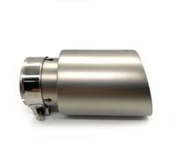 Scarico Punta Coda Per VW Per GTI MK7 Per Golf7 1 pezzo Di Terminali Di Scarico Per Auto In Acciaio Inox Opaco Tubo Universale Ugello 60MM 63mm Marmitta Bocca Terminale Tubo