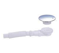 Scarico push-up in ottone per vasca da bagno e doccia con design anti-odore | La struttura in ottone massiccio resiste alla ruggine e alle prestazioni di lunga durata in ambienti bagnati.