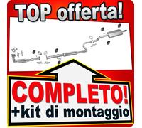 Scarico ROVER 400 (RT) 414 416 Si 3 volumi + Tubo