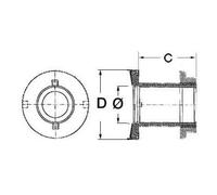 Scarico senza portagomma 1" 1/4 - 1 PZ Osculati - 17.525.04 - 1752504