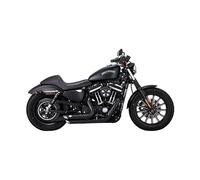 Scarico shortshots pcx sfalsato nero 14-22 xl sportster Vance & hines