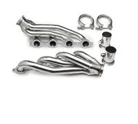 Scarico Silenziatore Per Chevy Per GMC C10 1960-86 LS LS1 LS2 LS3 EM-2001-S Kit Collettore Collettore Di Scarico Turbo In Acciaio Inossidabile