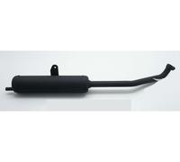 Scarico Sito Nero 22mm per Piaggio SI, KS, FL2, Boos, SI Mofa