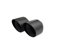 Scarico Sportivo Doppio 100% Inox Compatibile con Volkswagen Golf VI 2.0 TSI GTI 210hp 2009-2x100mm Ceramica Nero