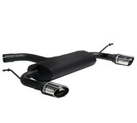 Scarico Sportivo Duplex Per VW Touran 120X80Mm Ovale 2003-2010 Tipo 1T