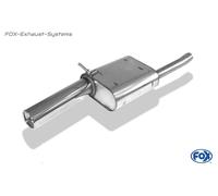 Scarico Sportivo Ford Focus 1 Tunier DNW 1x90mm Rotondo Con Abs.