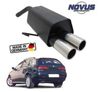 Scarico Sportivo Marmitta Omologata 2x76 Alfa 156 GT 1.6 1.8 TS 2.0 JTS 1.9 JTD