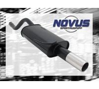 Scarico sportivo NOVUS gruppo N ESD 1x 76 mm per RENAULT CLIO 2 tipo B