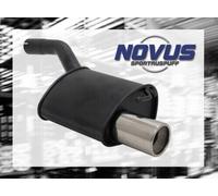 Scarico sportivo NOVUS gruppo N ESD 1x 90mm per Ford FOCUS MK1