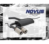 Scarico sportivo NOVUS gruppo N ESD 2x 76mm rotondo per Audi A3 8PA / SEAT LEON